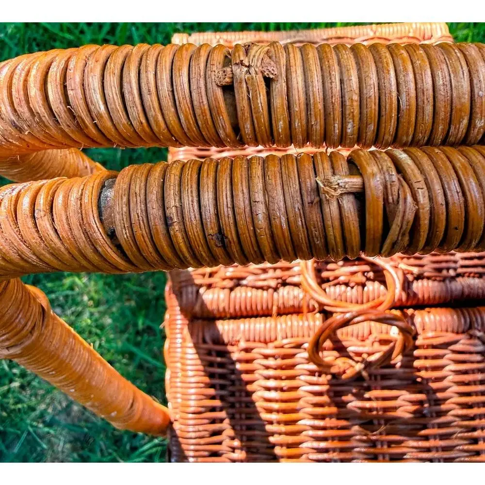 Vintage Watermelon Wicker Picnic Basket PROJECT